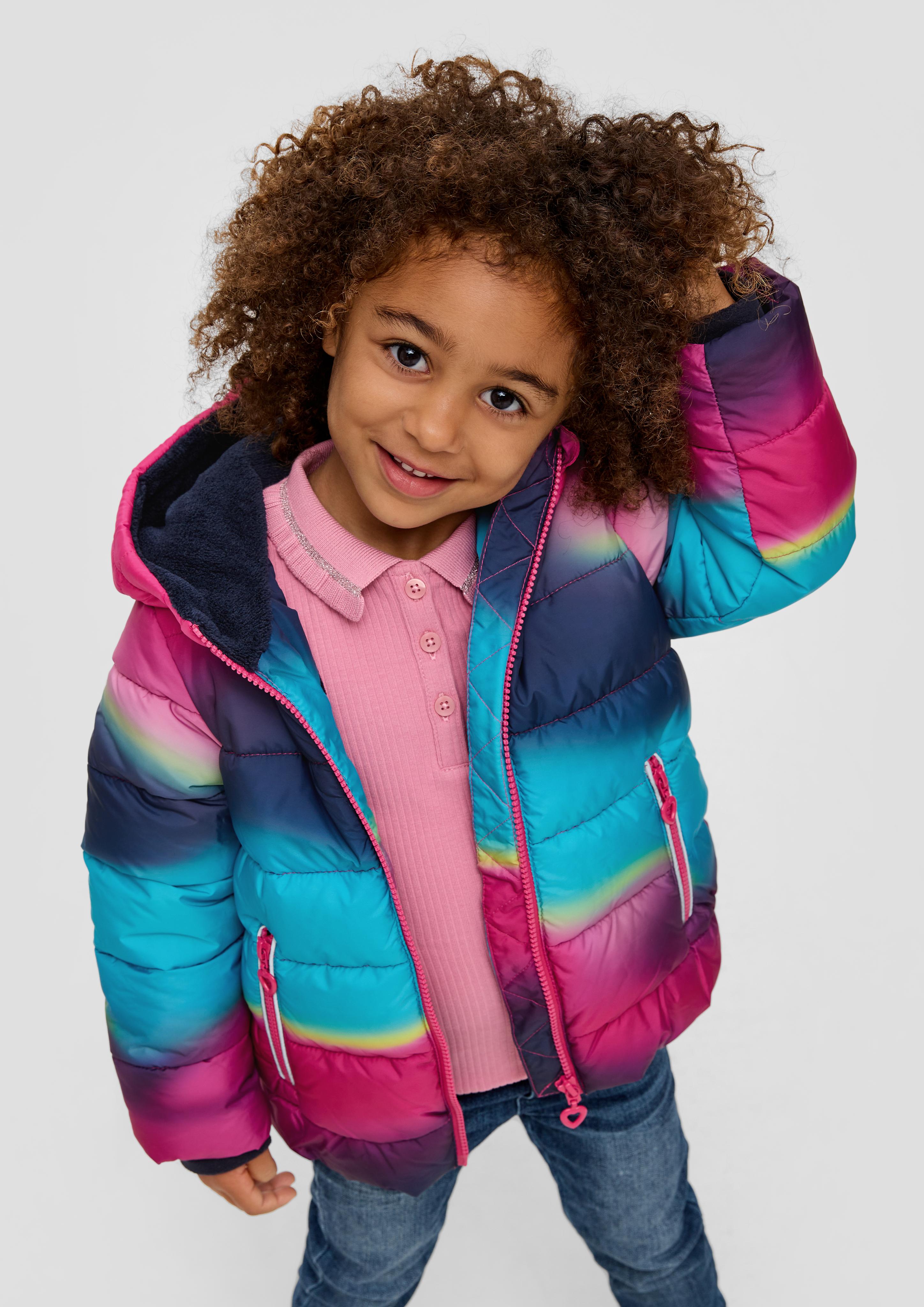 Steppjacke mit reflektierendem Print  2132170-44A2