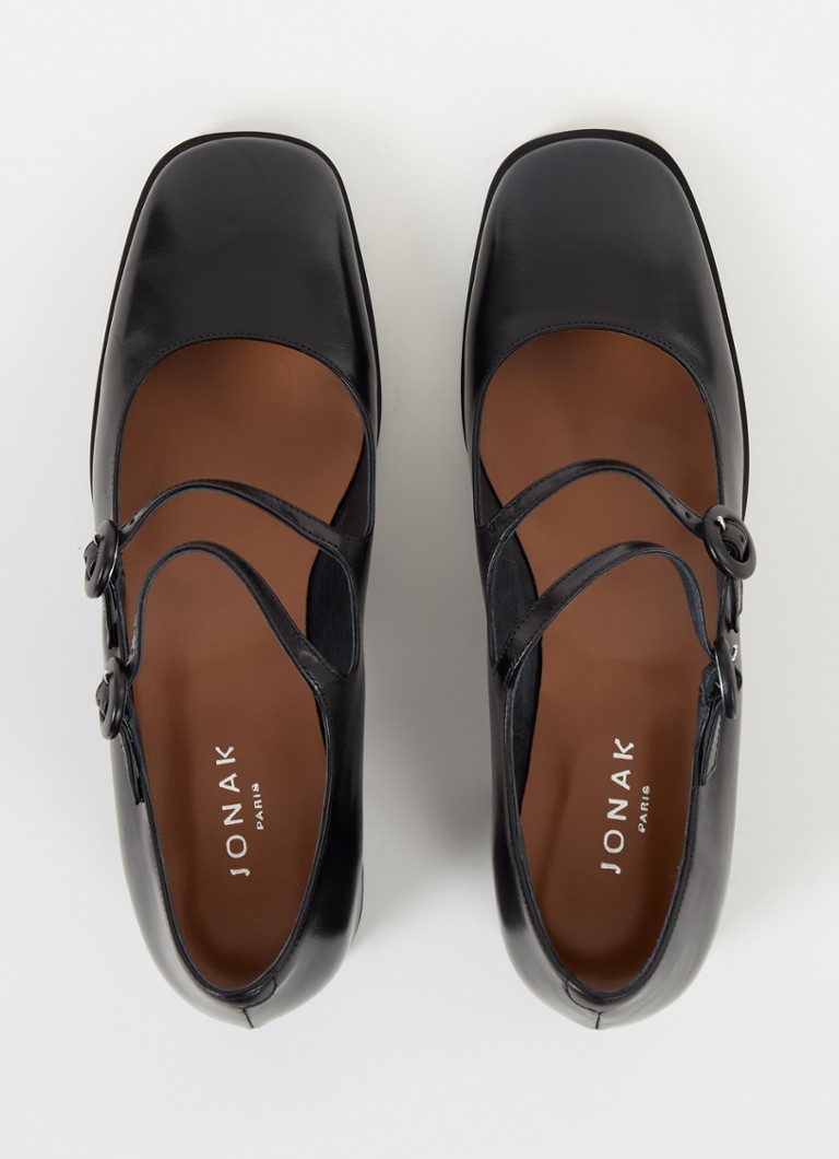 Frumoasa piele a lui Jonak Delou tacón zapatos