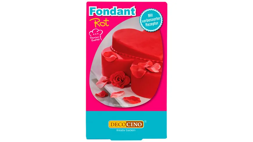 DECOCINO Fondant Rot