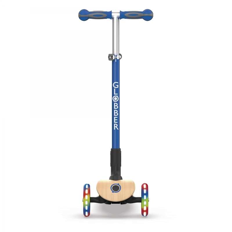 Trottinette PRIMO FOLDABLE WOOD LIGHTS 3 roues pliable en bois