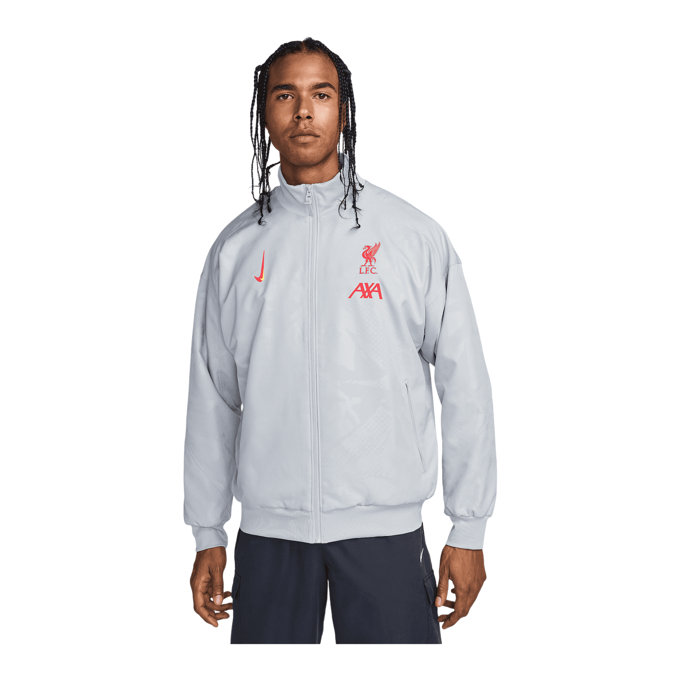 Nike FC Liverpool Strike Anthem Jacke 3rd Grau F078