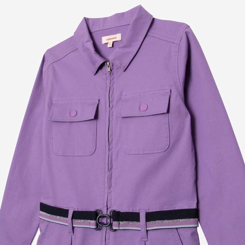 Combi longue fille purple violet Catimini