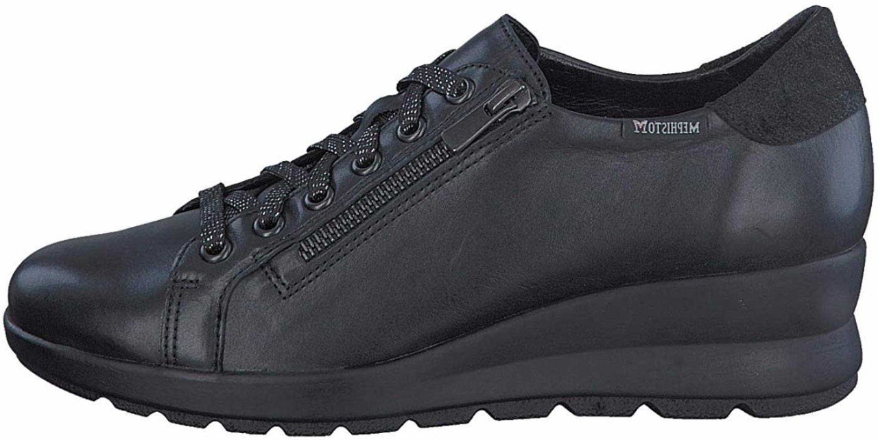 MEPHISTO Freizeit Schnürer rot BLACK