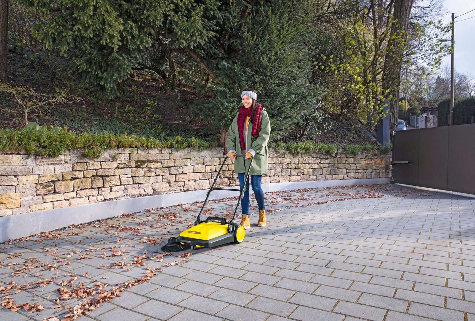 KÄRCHER Handkehrmaschine S 4, 51 cm Arbeitsbreite, mit Seitenbesen