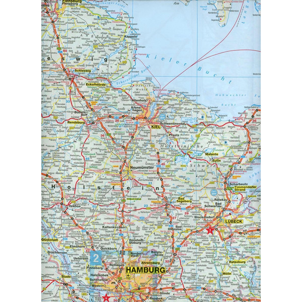 MARCO POLO Länderkarte Deutschland Nord 1:500 000 - Straßenkarte