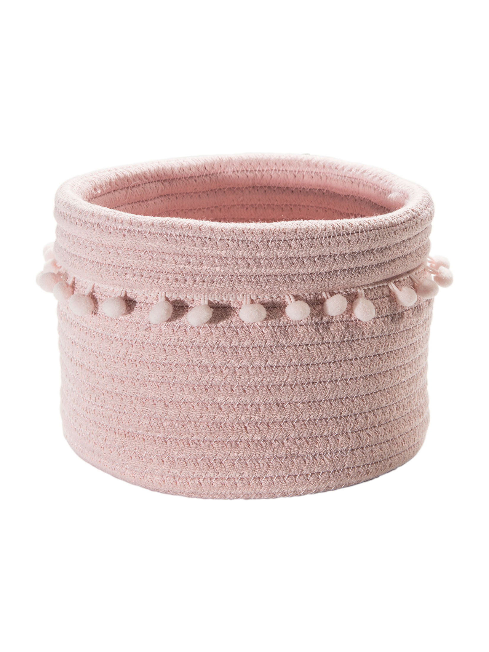 Basket Pinky Korb, Samtpink