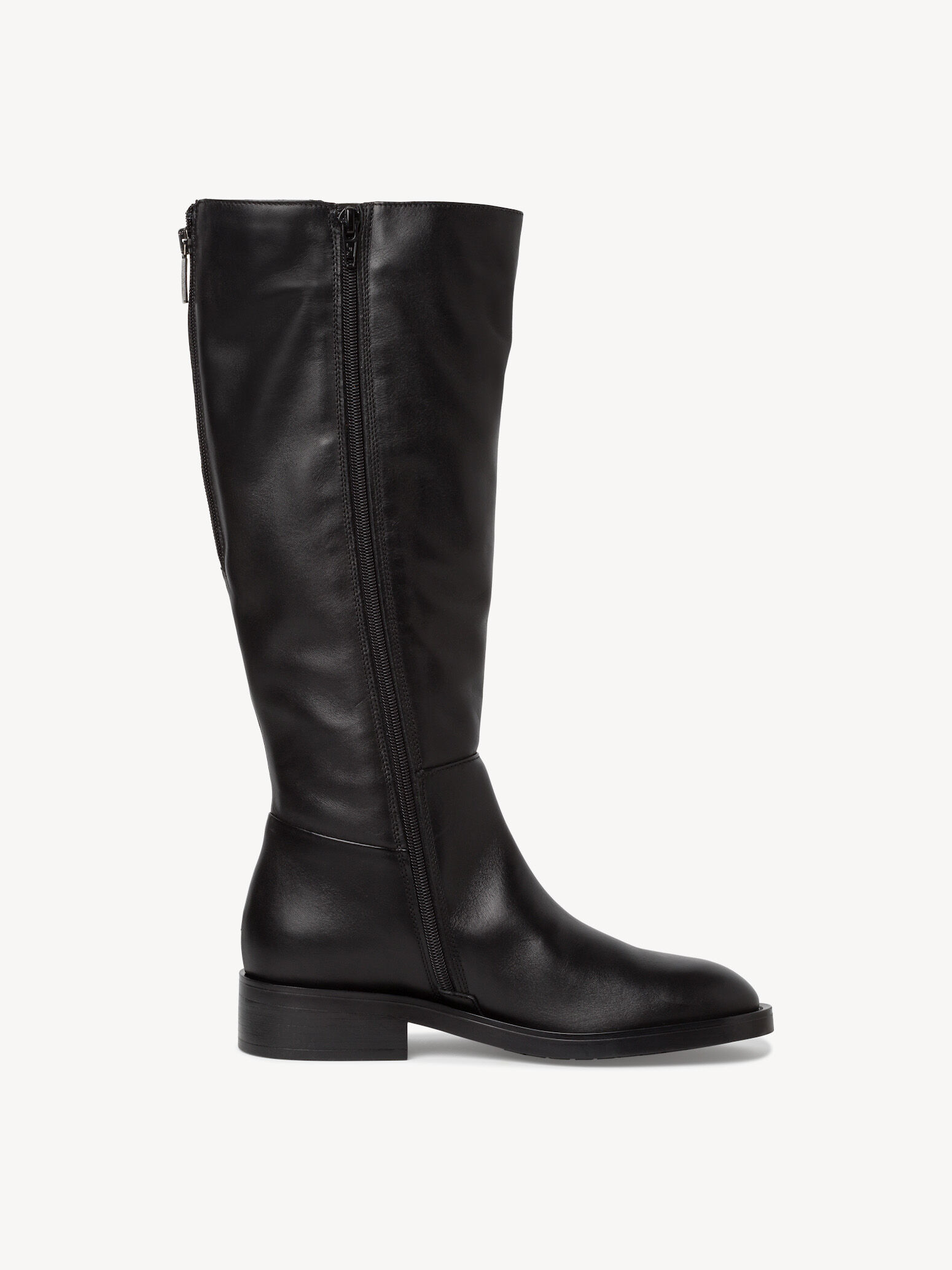 Bottes en cuir - noir