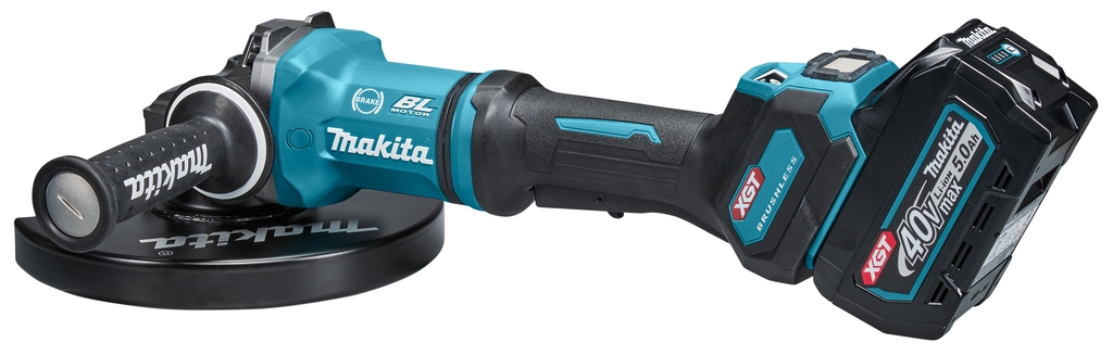 Makita GA038GT203 Angle Grinder 40V max 5.0Ah with safety switch 230mm