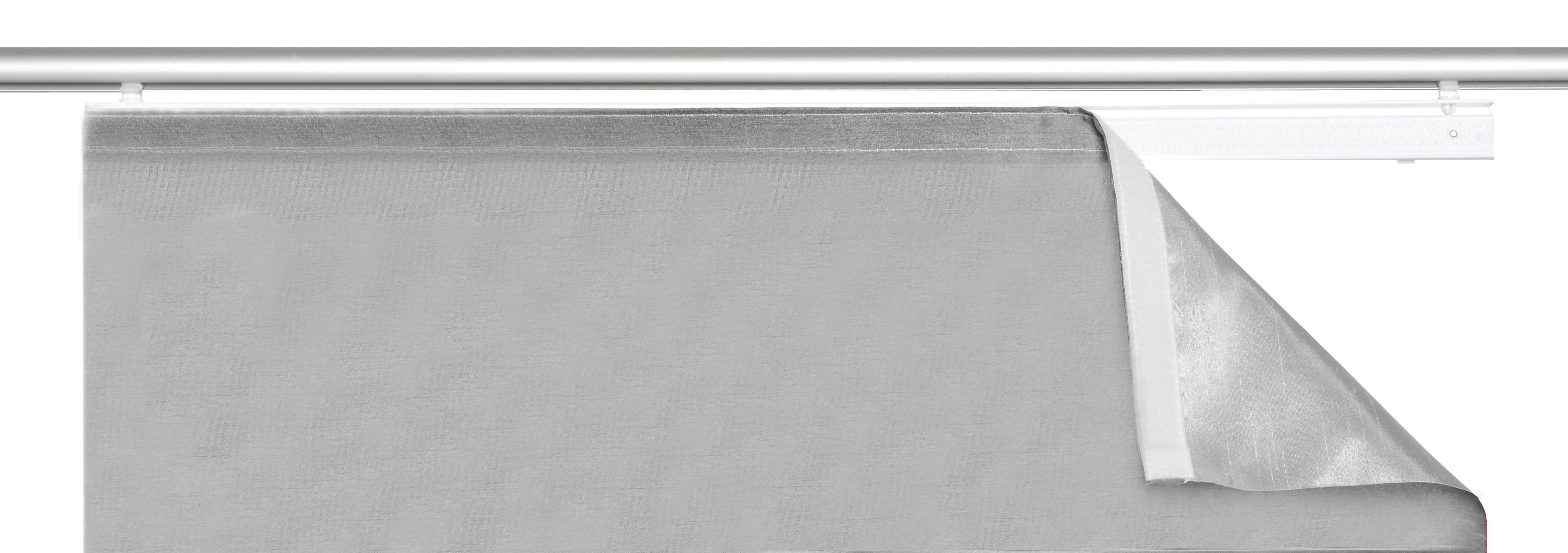 Schiebegardine ROMA, HOME WOHNIDEEN, Klettband (3 St), blickdicht, HxB: 245x60, inkl. Befestigungszubehör