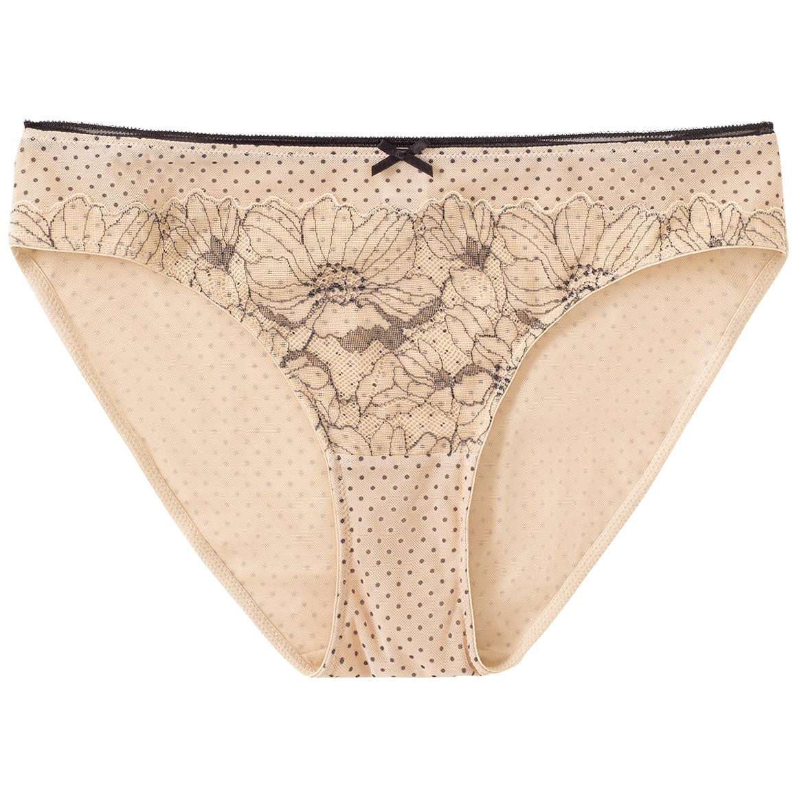 Damen Slip mit floraler Spitze