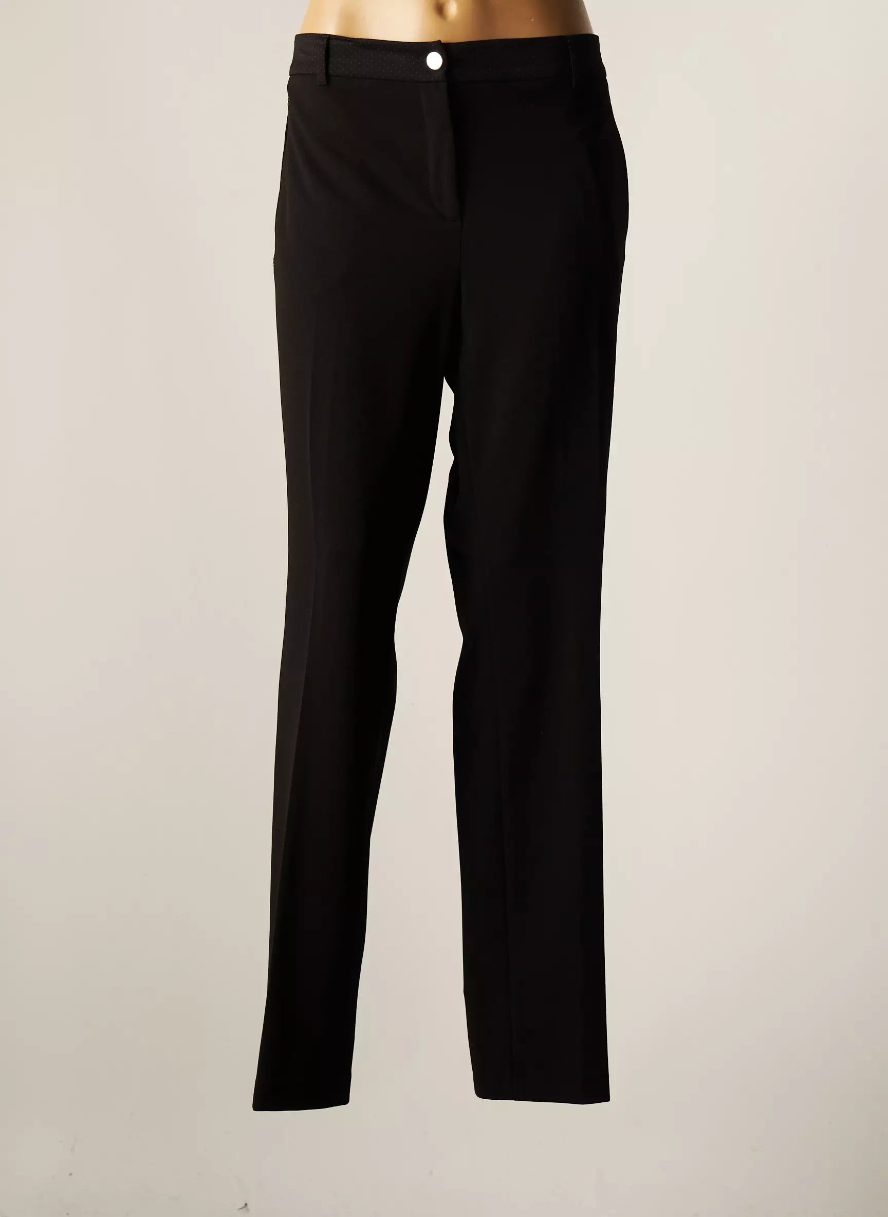 Julie Guerlande Pantalons Slim Femme couleur noir