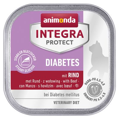 Sparpaket Animonda Integra Protect Adult Diabetes Schale 24 x 100 g