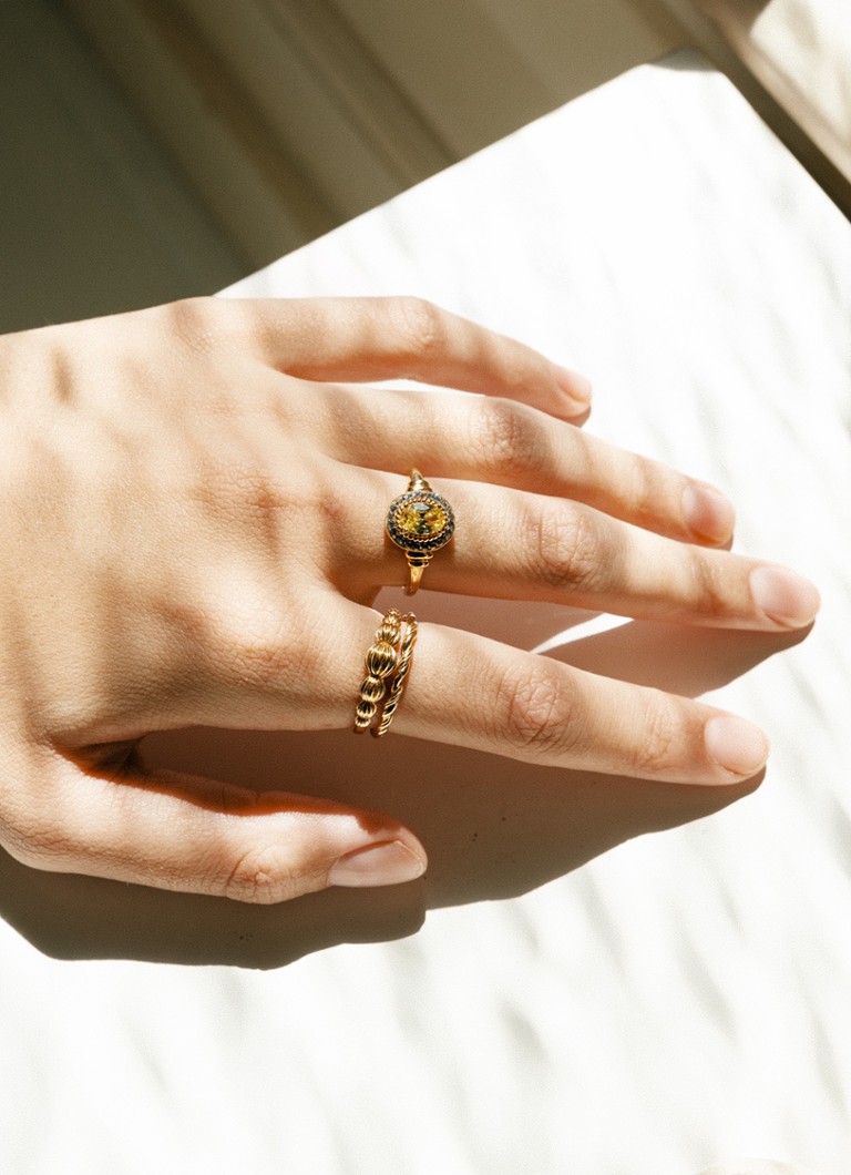 Inel placat cu aur de 24k 124138Y