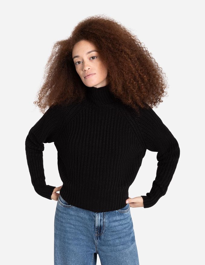 Strickpullover - Überschnittene Schultern