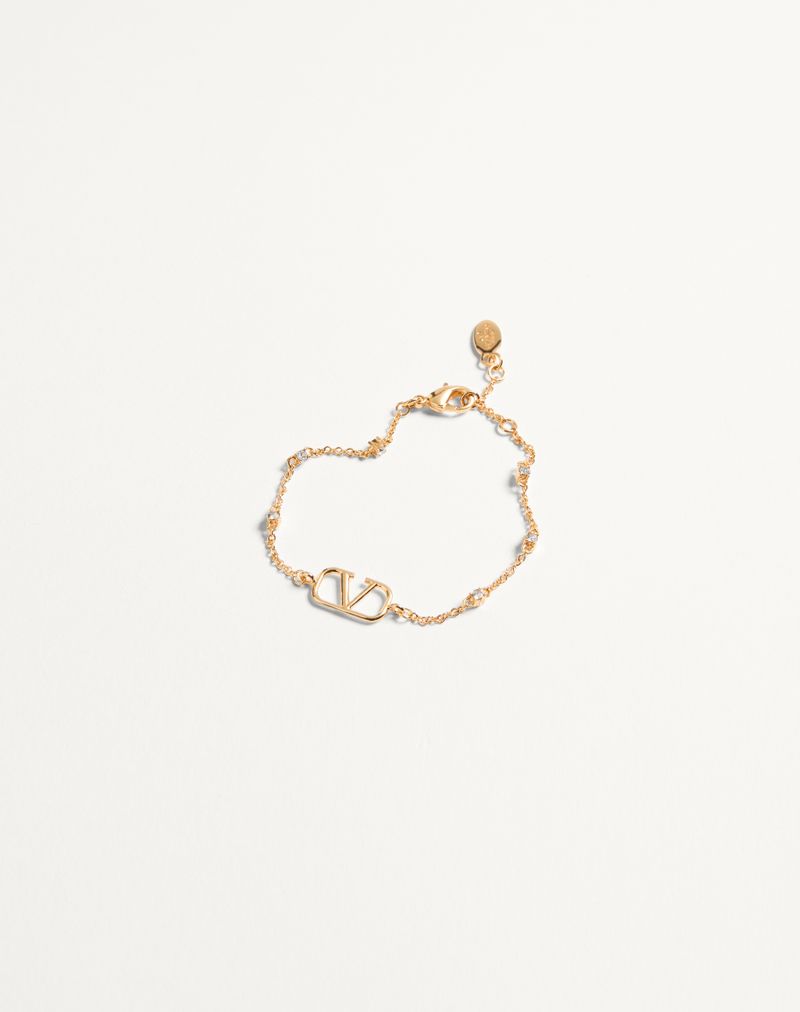 Pulseira exclusiva VLogo em metal e cristais Swarovski®