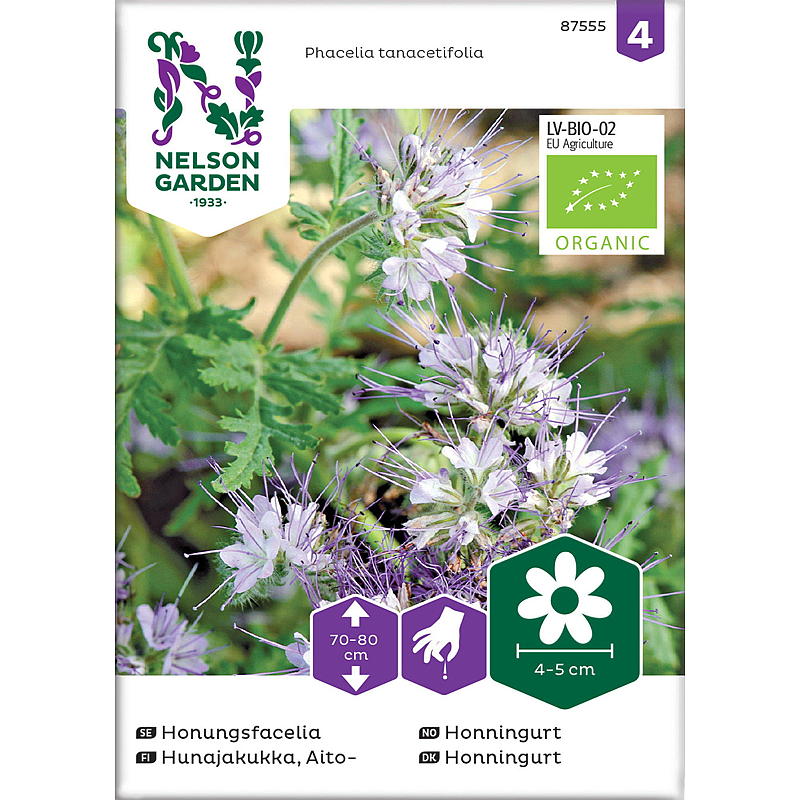 Nelson garden Frø Honningurt Blå, organic