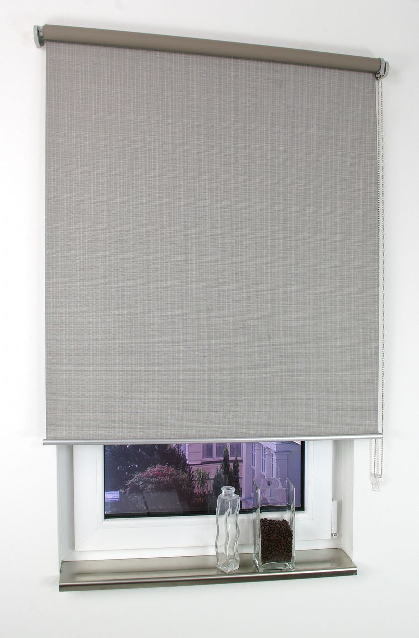 Bella Casa Rollo, Seitenzugrollo Verdunkelung, 175 x 100 cm, Struktur anthrazit