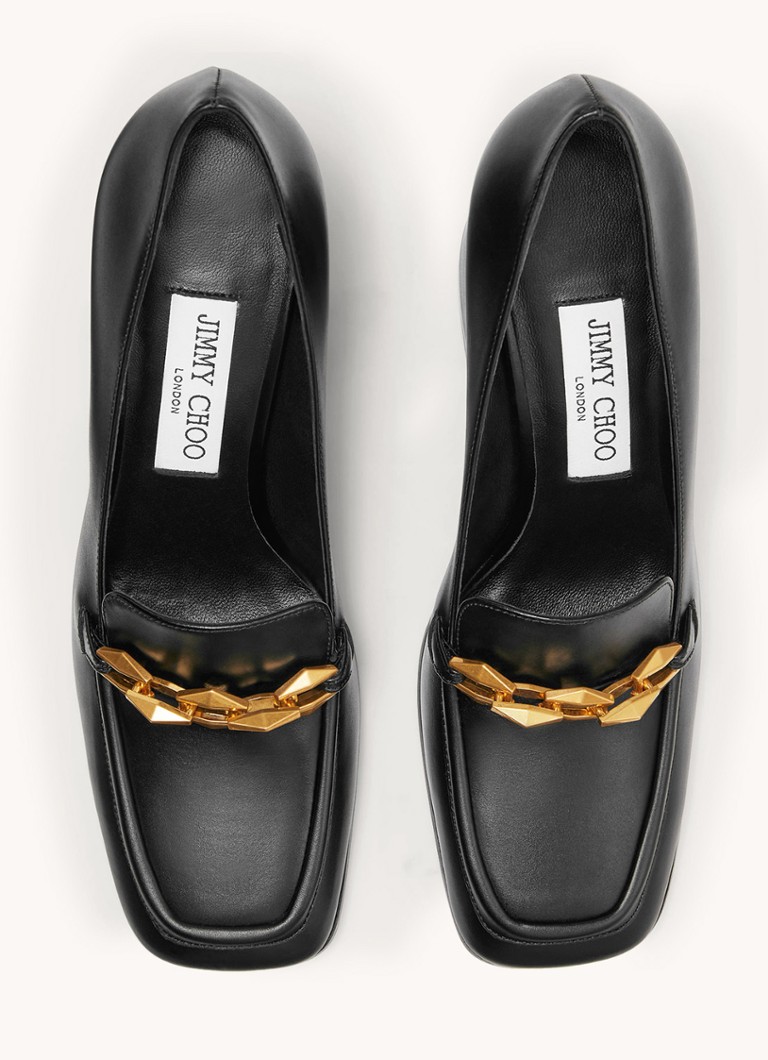 Pantofi cu toc Jimmy Choo Diamond Tilda 85 din piele de vițel