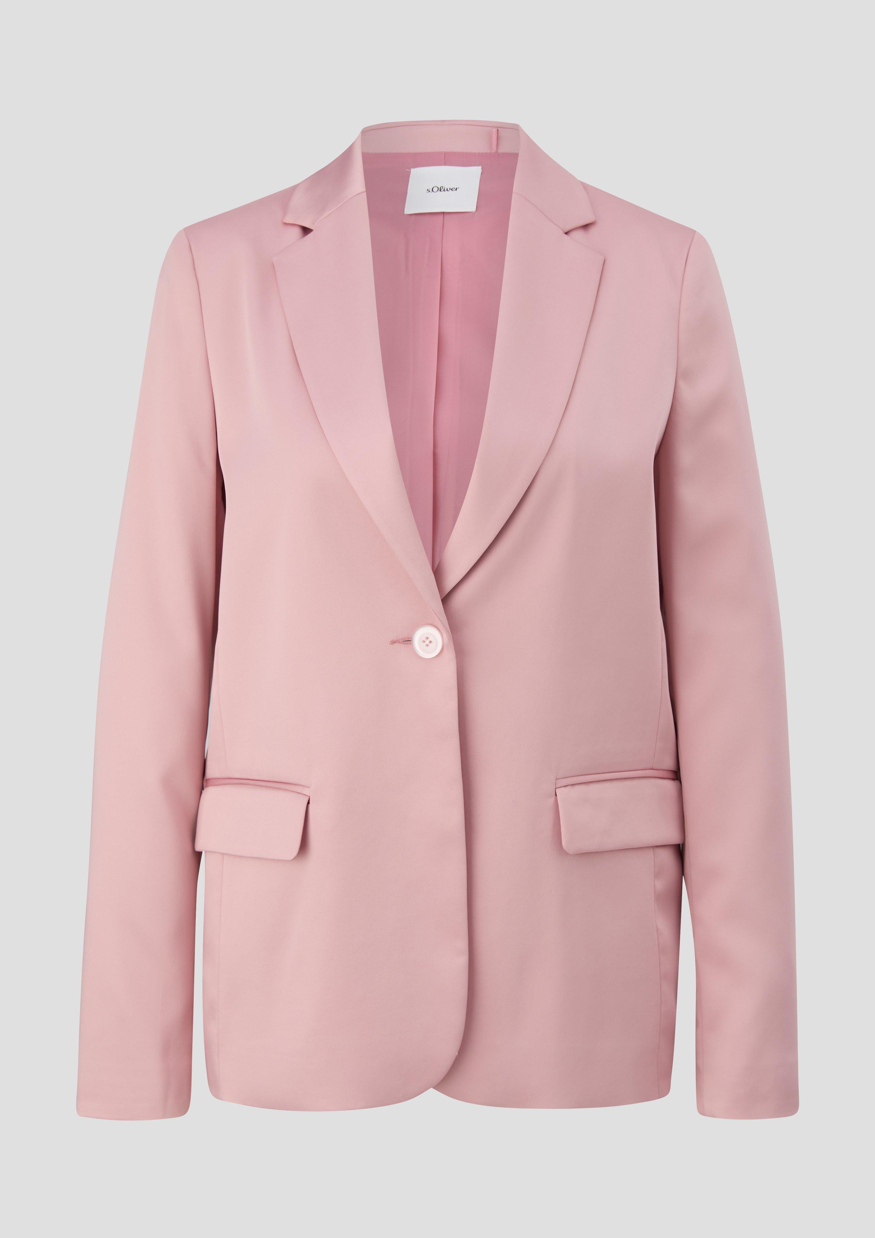 Blazer mit glatter Struktur  2140806-4128