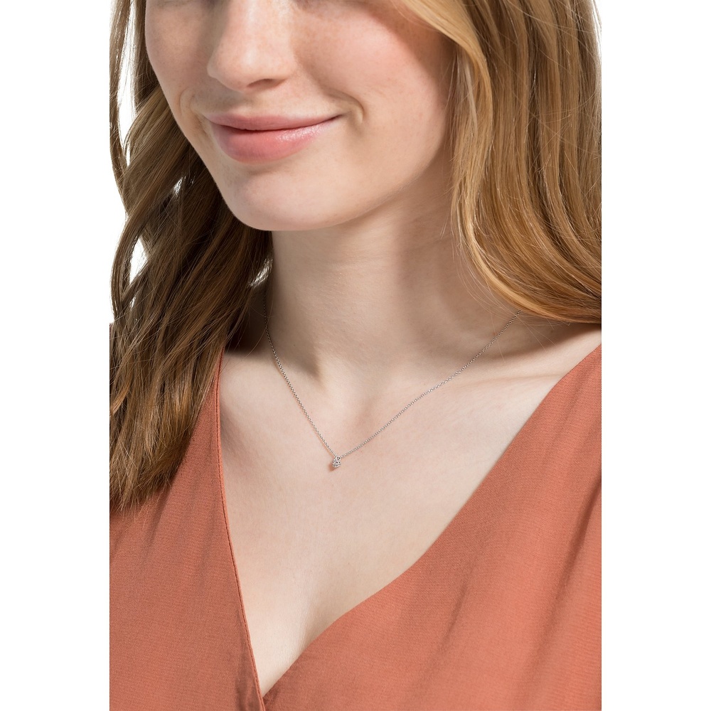 Valeria Chaînette 375 Or blanc collier
