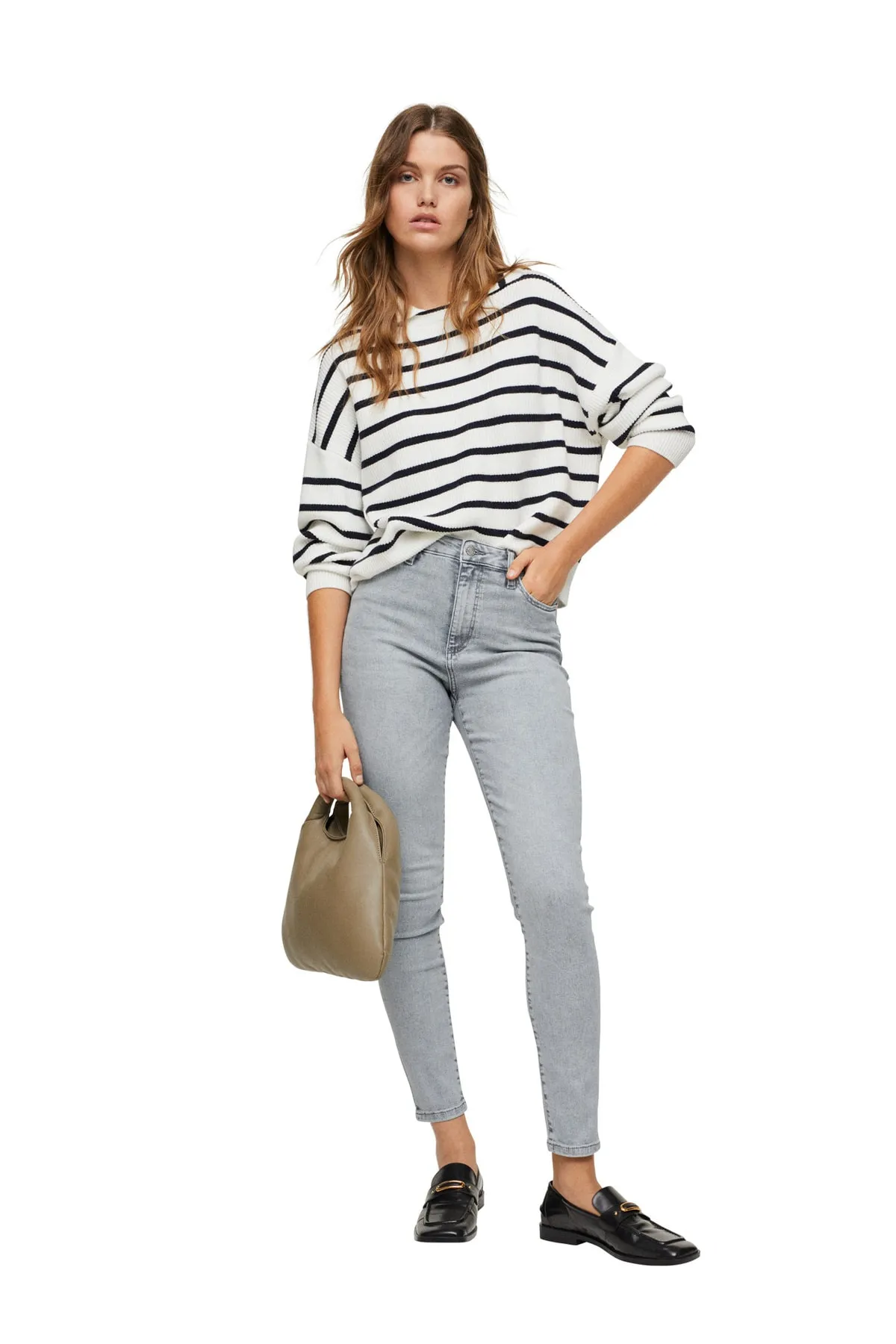 MANGO  Jeans - Grau - Skinny