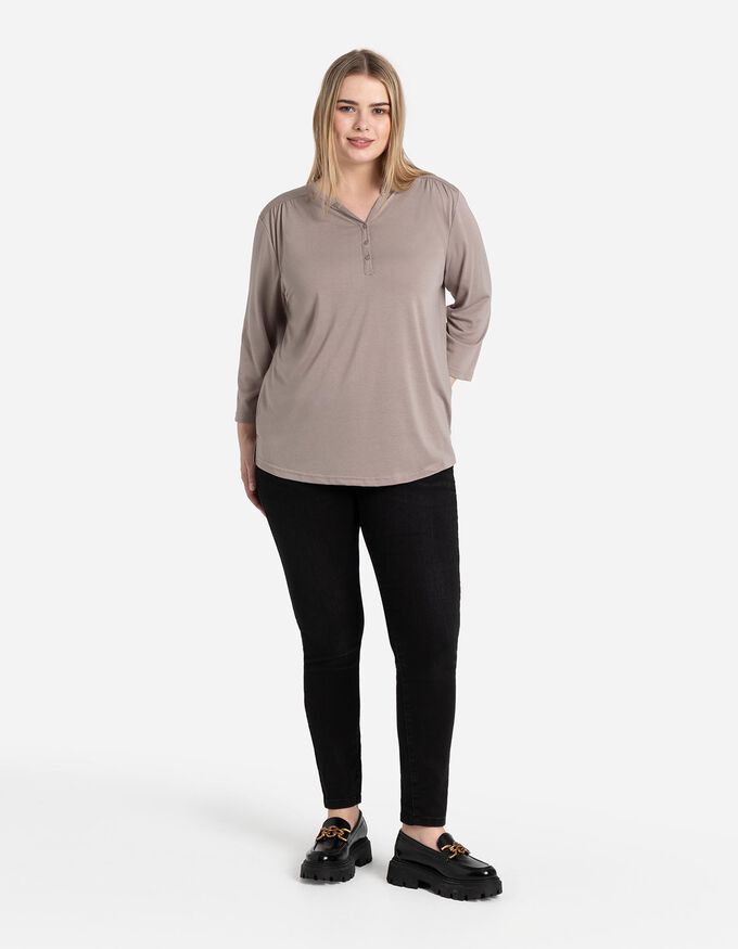 Langarmshirt - Viskose-Anteil