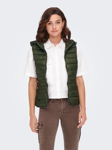 ONLY Steppweste ONLNEWTAHOE HOOD WAISTCOAT OTW NOOS