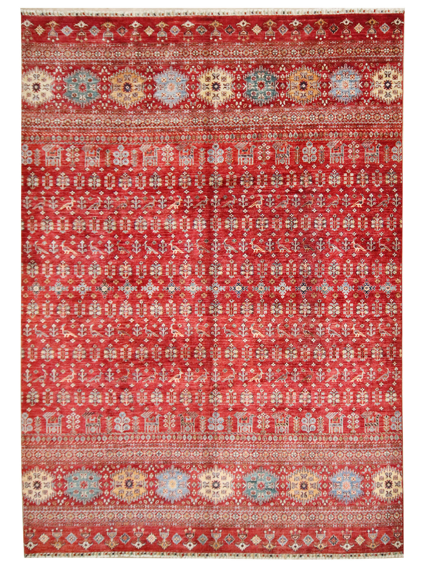 Chobi Schal ca. 247 x 349 cm, Unikat / Einzelstück