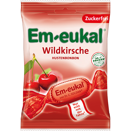 EM-EUKAL Bonbons Wildkirsche zuckerfrei  75 g  Bonbons