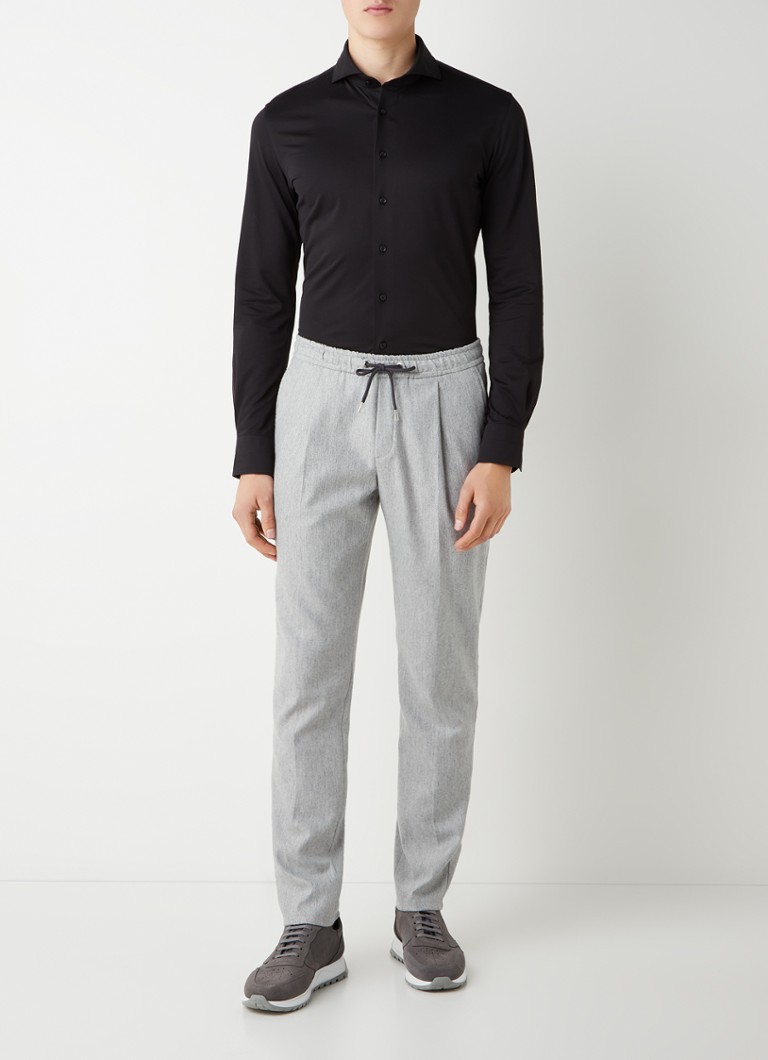 Profuomo Slim fit košulja od mješavine pamuka
