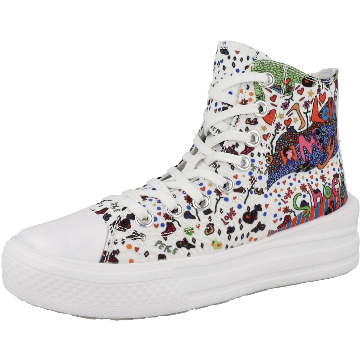 Dockers by Gerli 50VL202 X Art Limited Edition Sneaker mid weiss