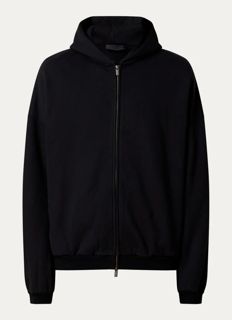Dukserica Fear of God Essentials s printom na leđima i kapuljačom