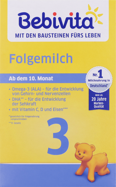 Bebivita Folgemilch 3 ab dem 10. Monat