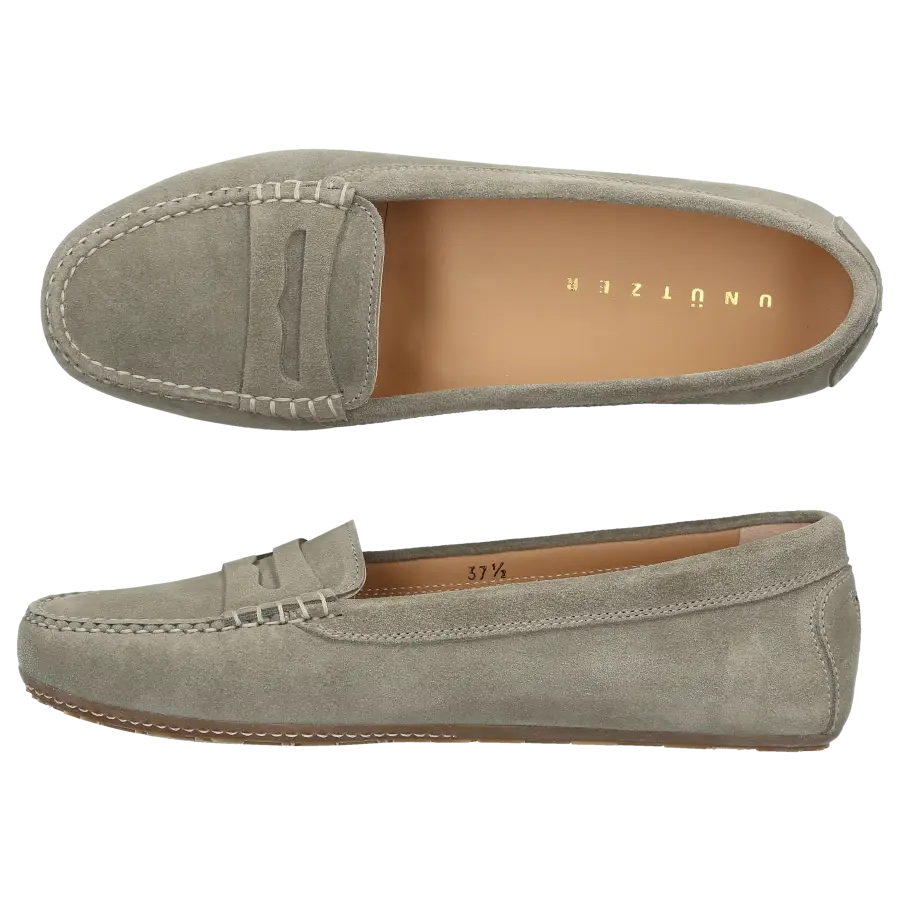 Unützer - Loafer U15000 Veloursleder - grün