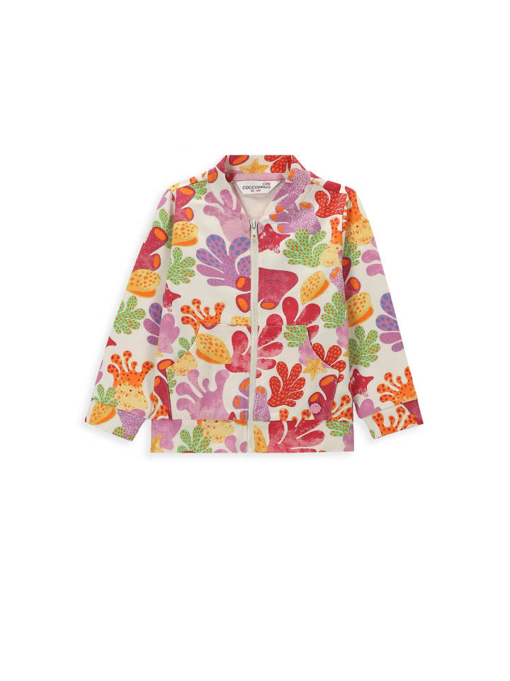 Coccodrillo Sweatshirt mit Reißverschluss in bunt günstig kaufen