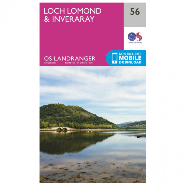 Ordnance Survey - Loch Lomond / Inveraray L056 - Wanderkarte