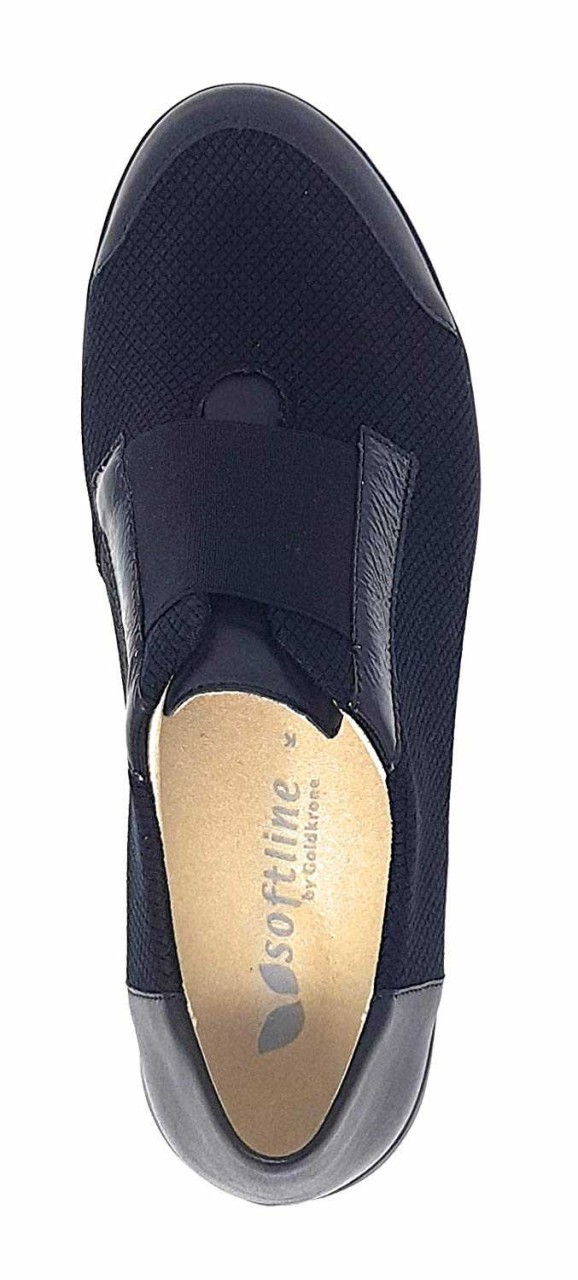 GOLDKRONE Komfort Slipper schwarz
