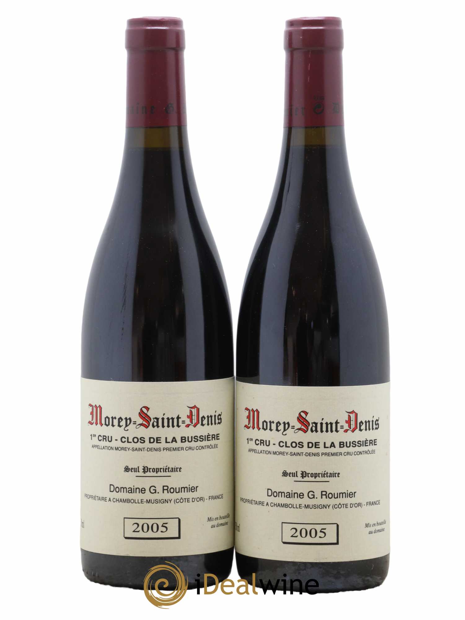 Morey Saint-Denis 1er Cru Clos de la Bussière Georges Roumier (Domaine)  2005 - Lot de 2 Bouteilles