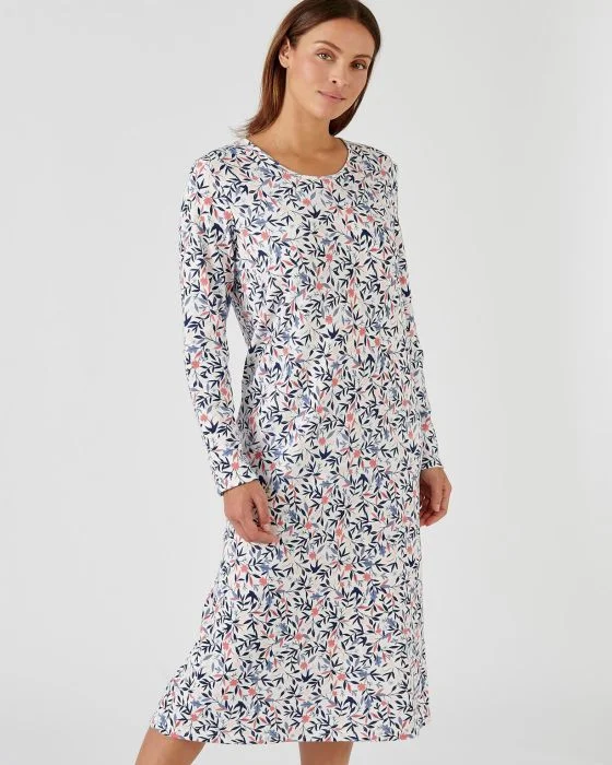 Chemise de nuit maille interlock