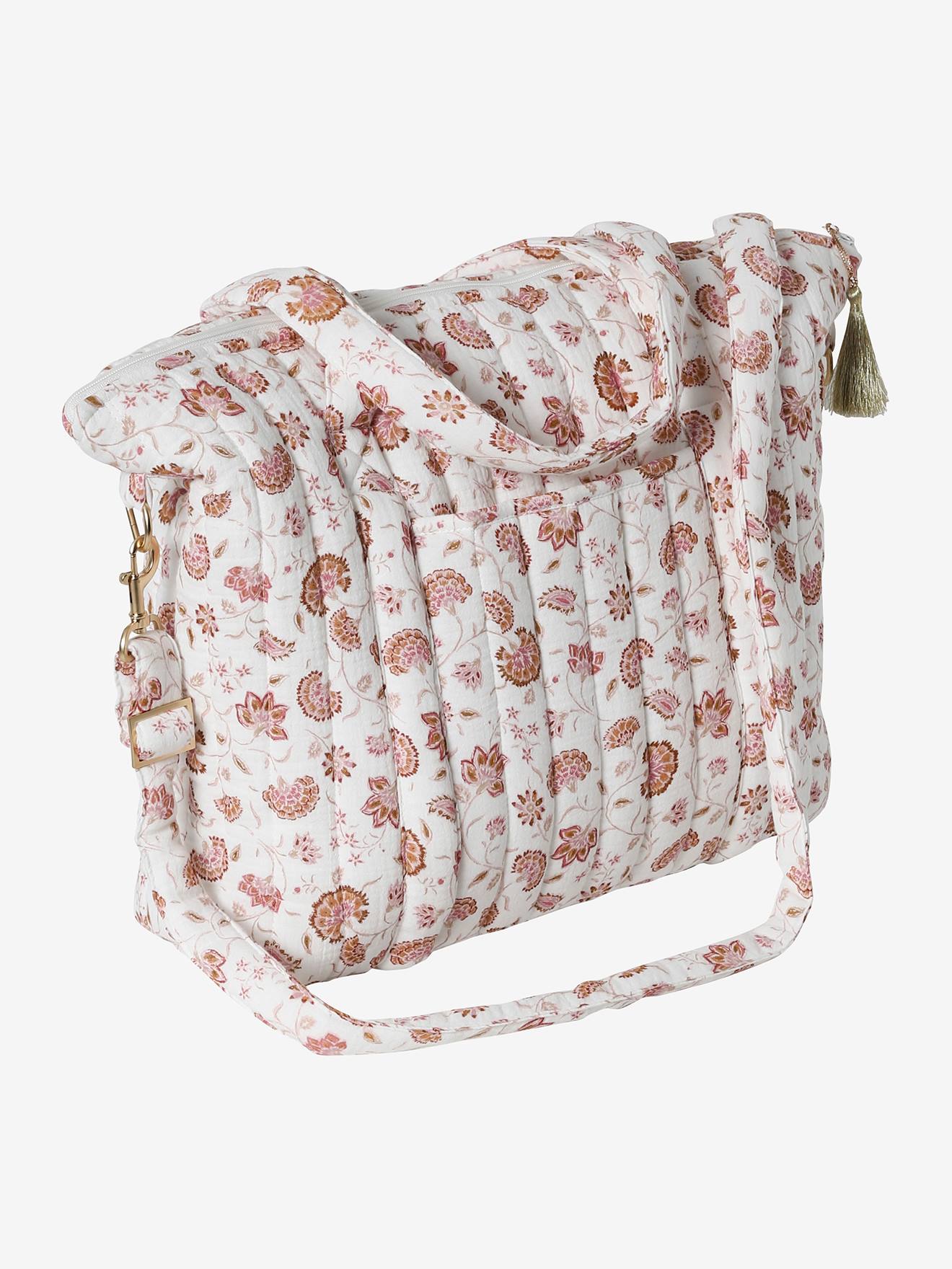 Sac à langer en gaze de coton Plume écru