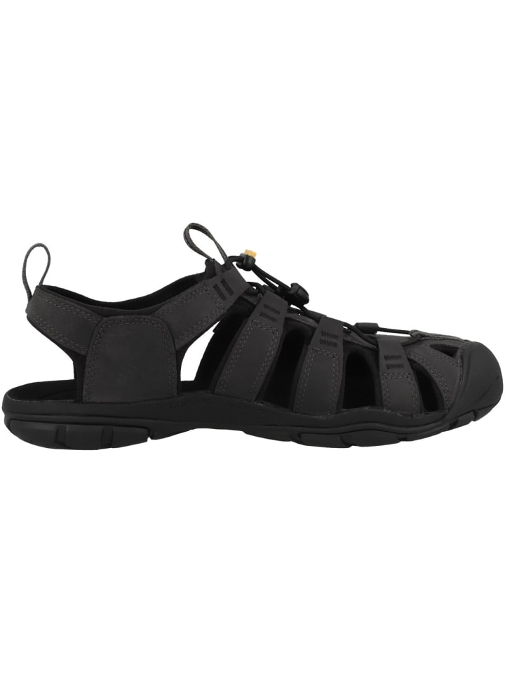 Keen Sandale Clearwater CNX Leather in grau günstig kaufen