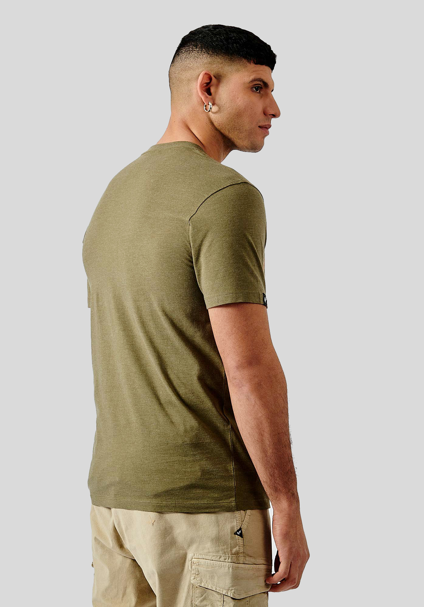 BRODI  T-shirt kaki homme