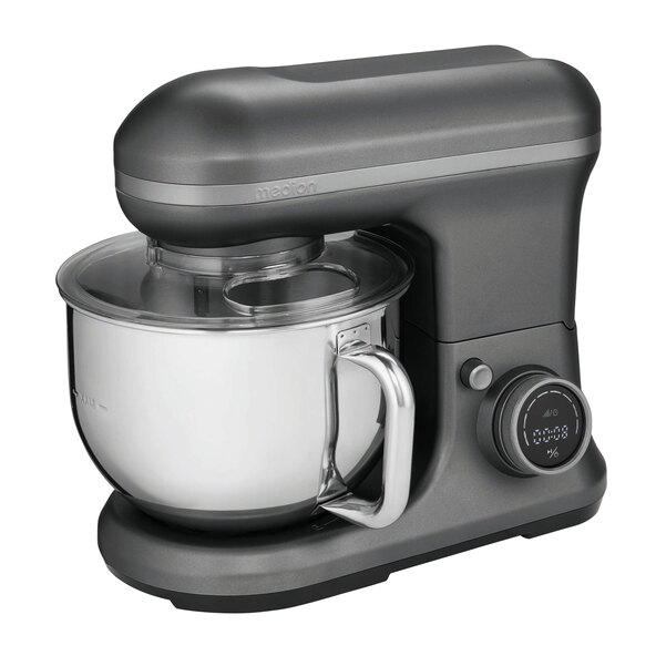 Küchenmaschine Digital mit Eisschüssel, titan (MD 18420)