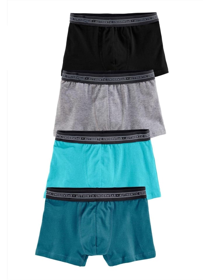 AUTHENTIC LE JOGGER Boxer in petrol, türkis, grau-meliert, schwarz günstig kaufen