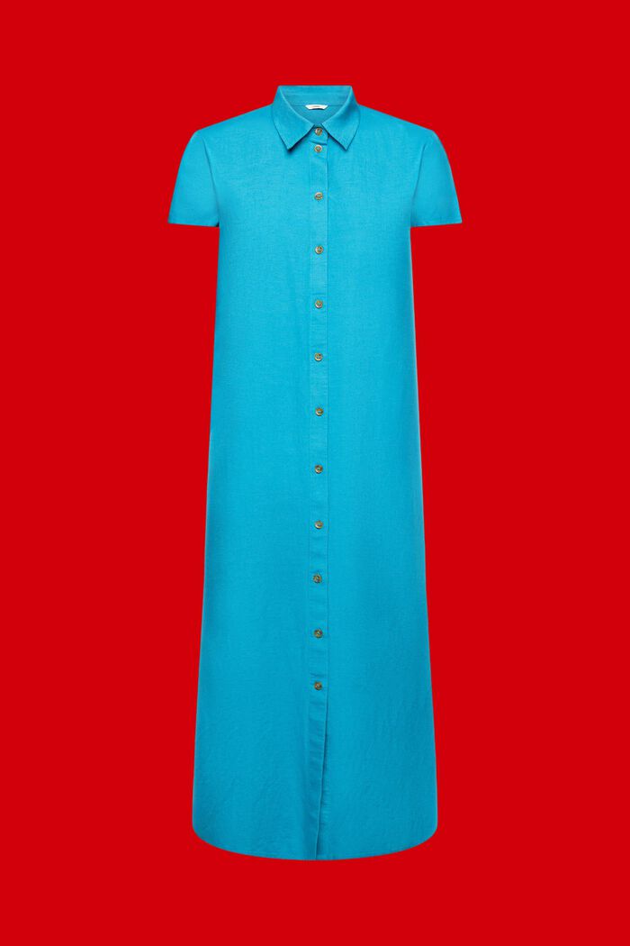 Blusenkleid mit Leinen