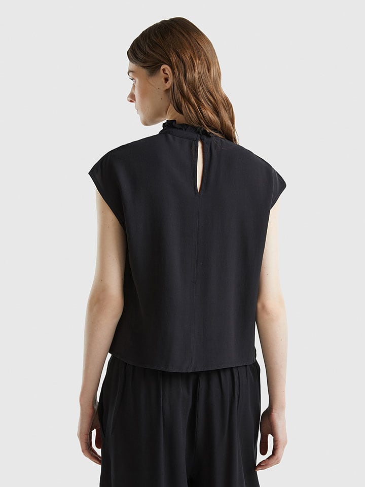 Benetton Bluse in Schwarz günstig kaufen