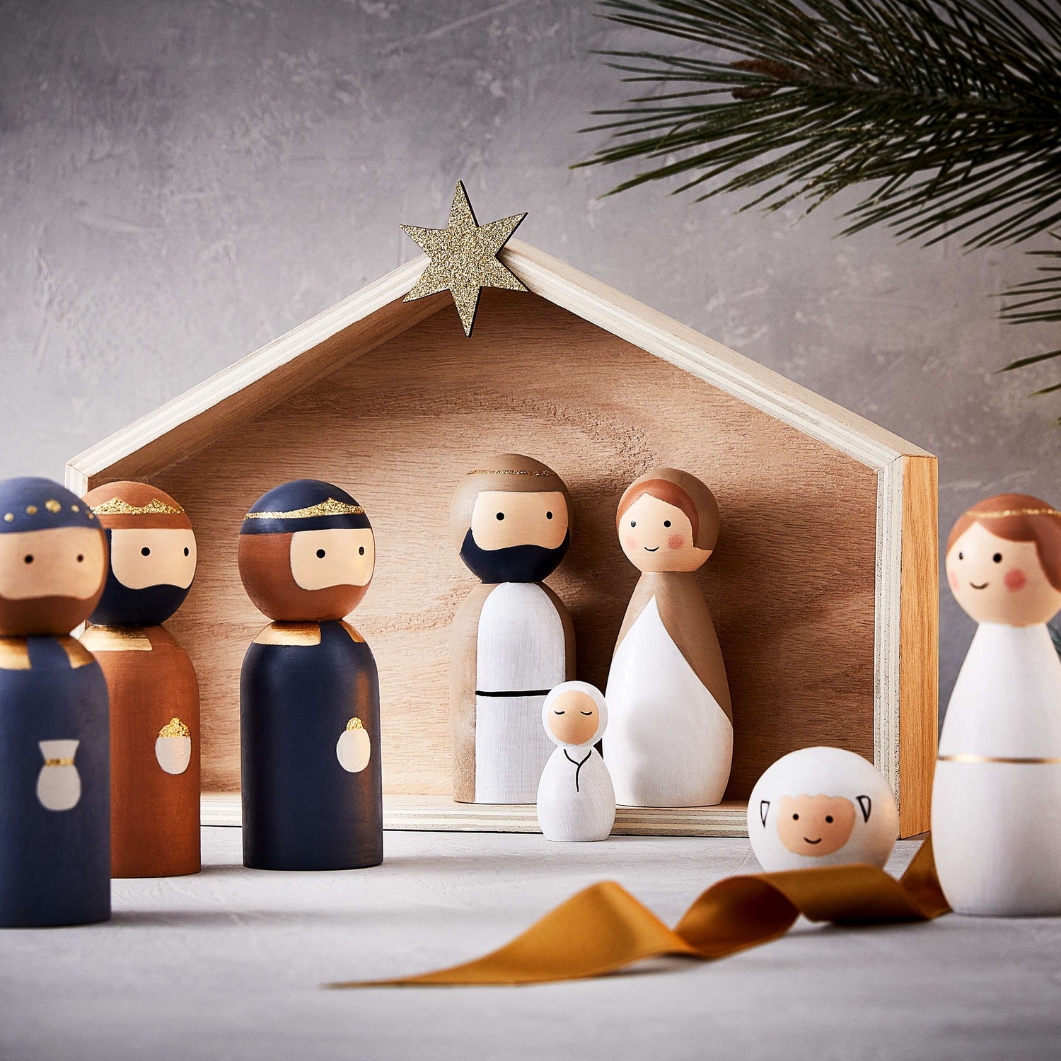 X-MAS Krippen Set 9-tlg.