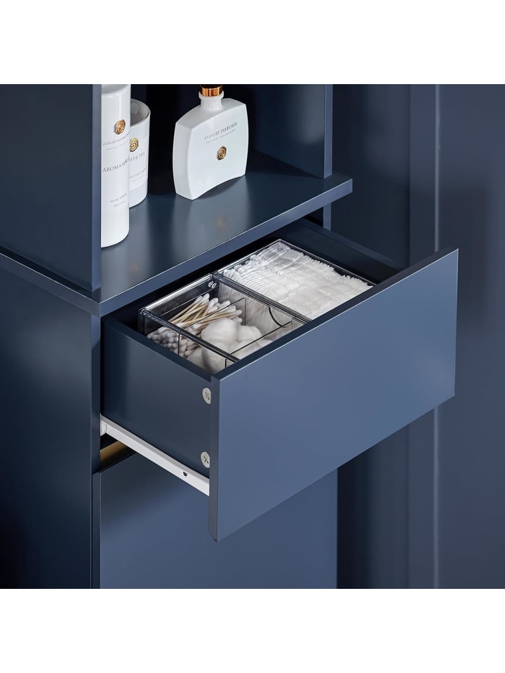 SoBuy Hochschrank in Blau - (B)35 x (H)170 x (T)30cm günstig kaufen onesize