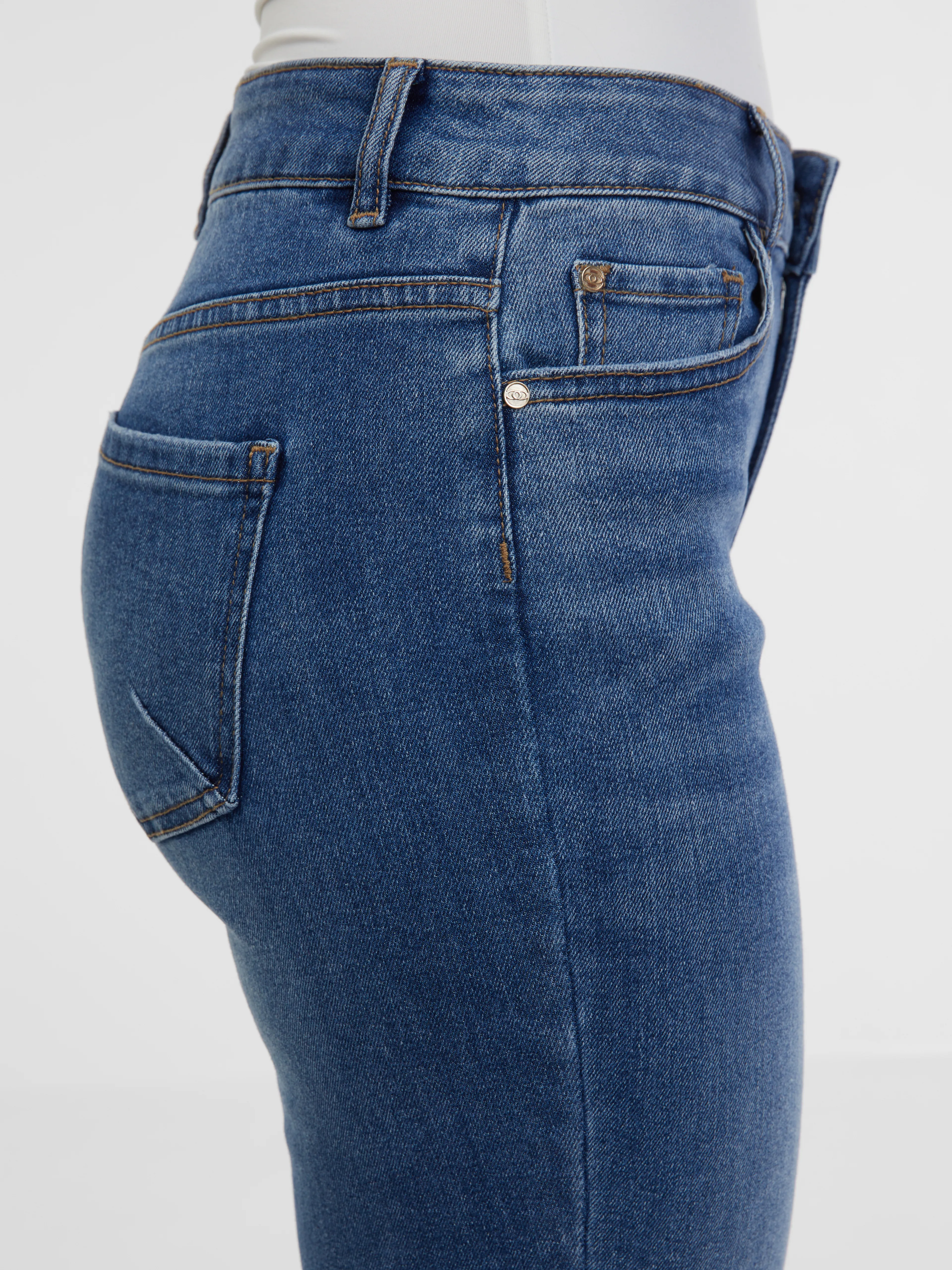 Blaue Straight Jeans Damen ORSAY