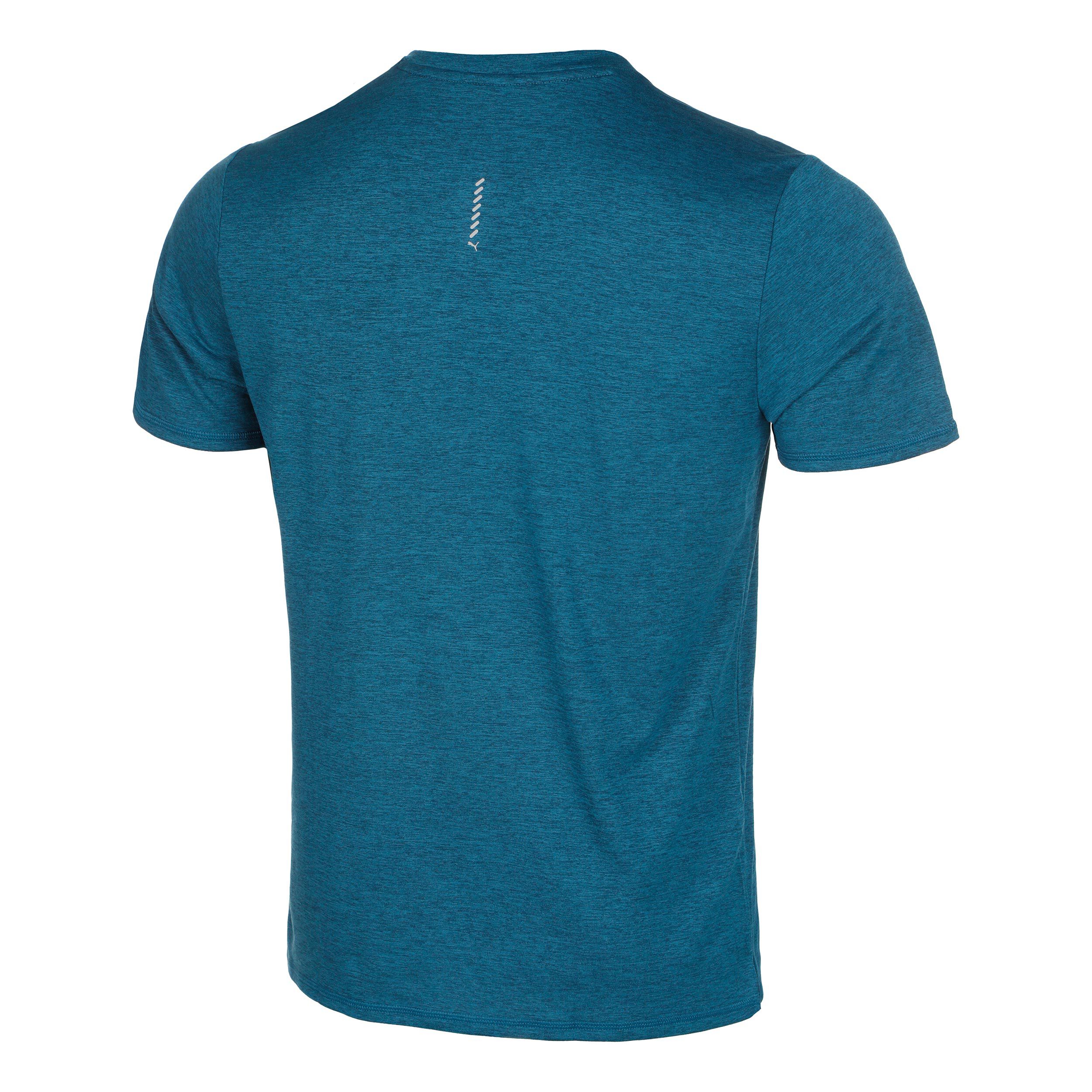 Run Favorite Heather Laufshirt Herren - Petrol